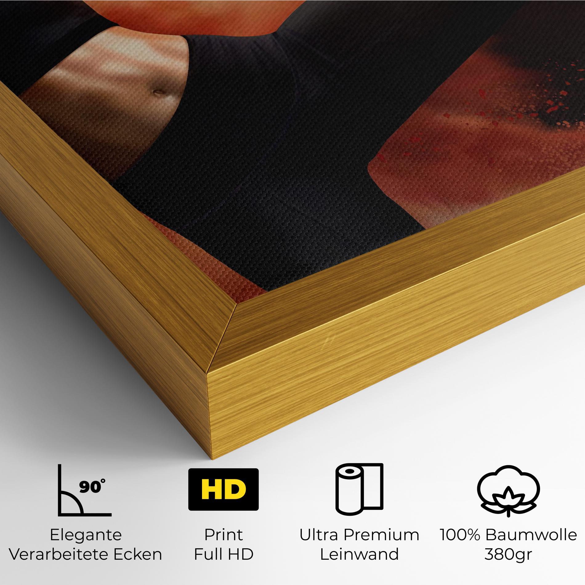 Leinwandbild Woman Box mockup 4