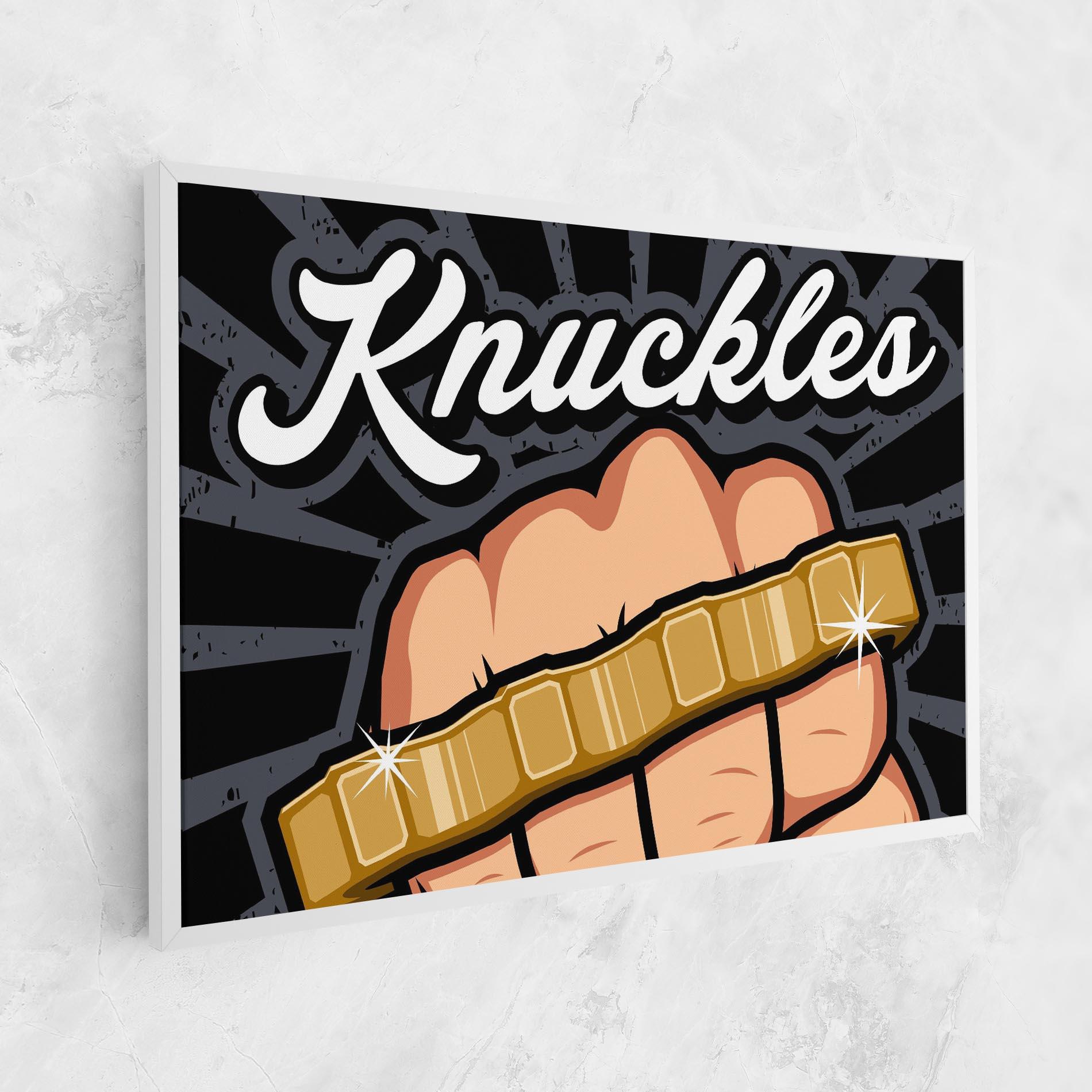 Leinwandbild Knuckles mockup 1