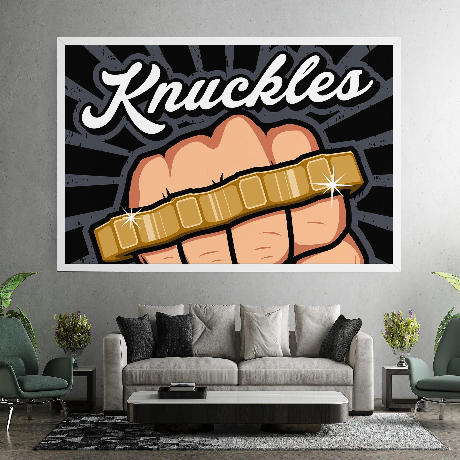 Leinwandbild Knuckles mockup 7