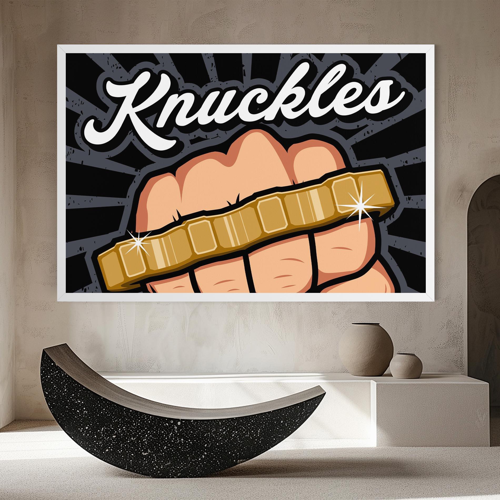 Leinwandbild Knuckles mockup 8