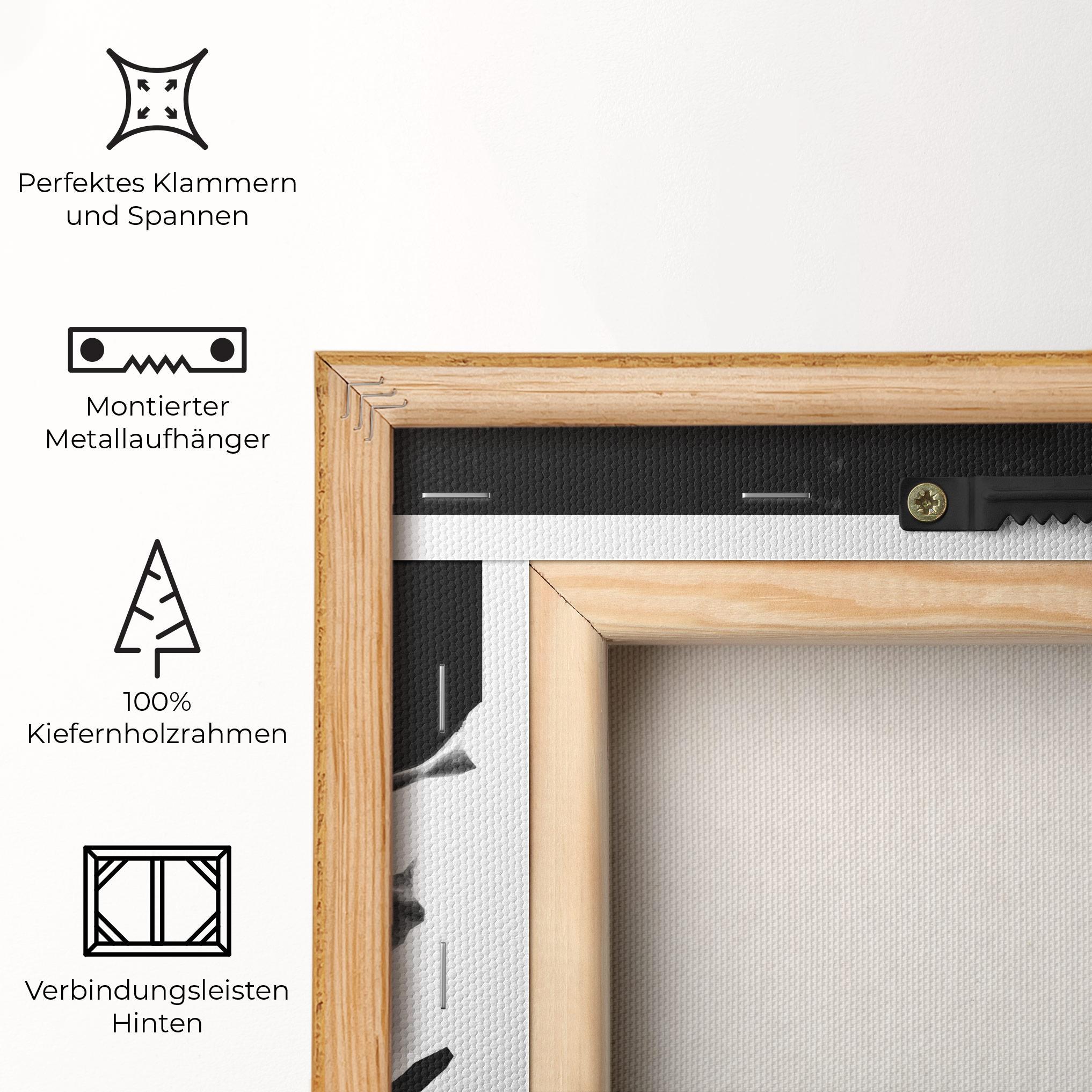 Leinwandbild Football White Smoke mockup 5