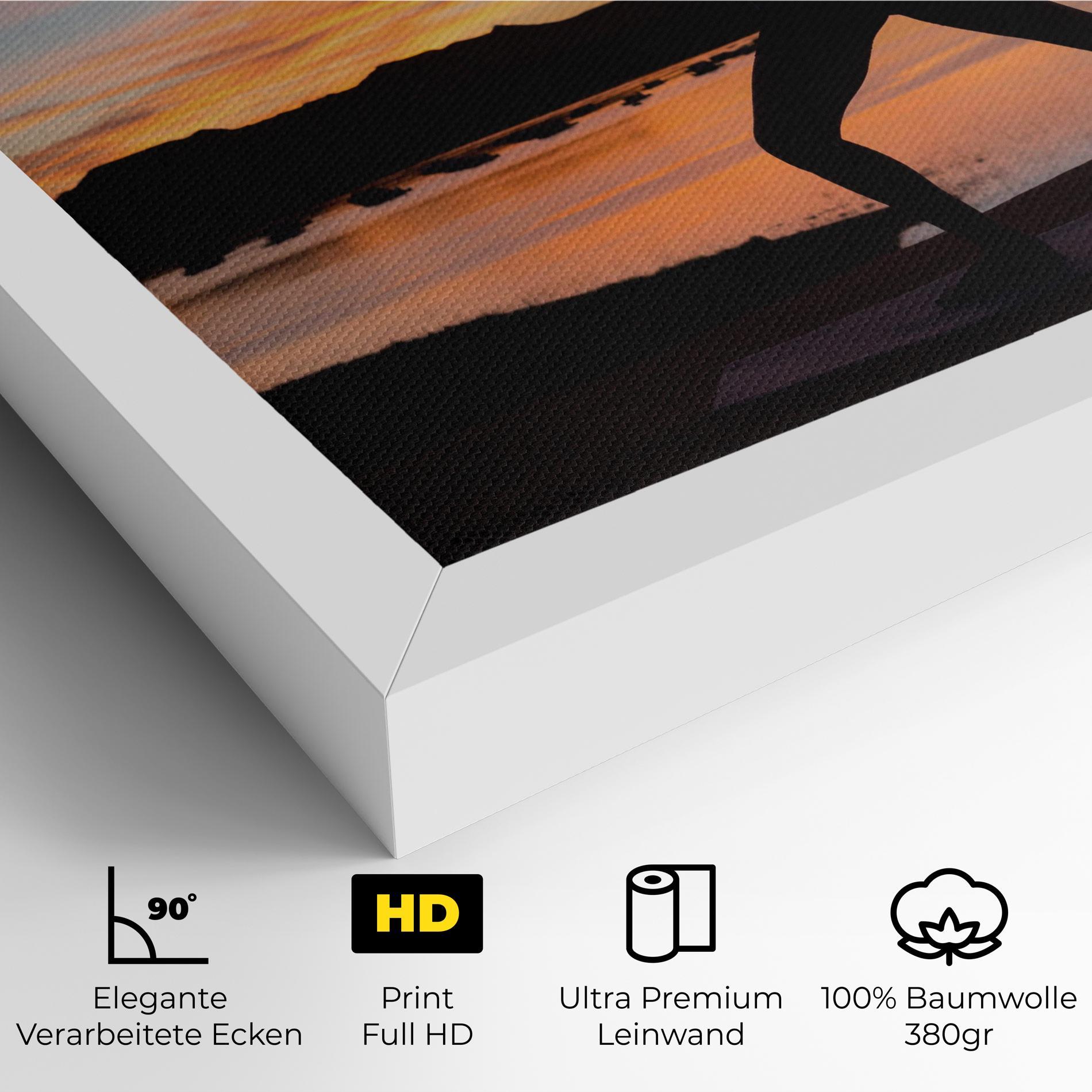 Leinwandbild Morning Yoga mockup 4