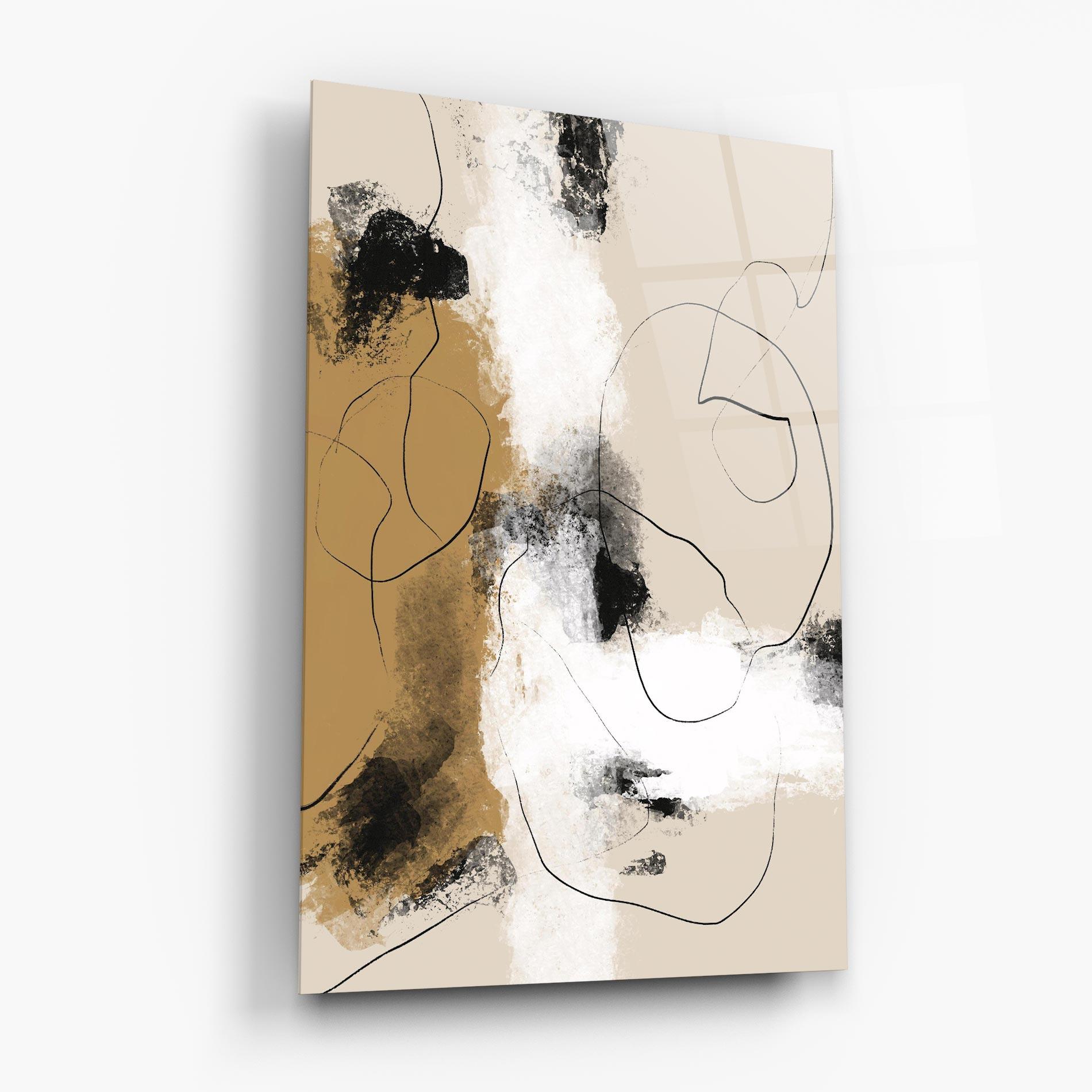 Glasbild Unique Acrylic Paintings mockup 6