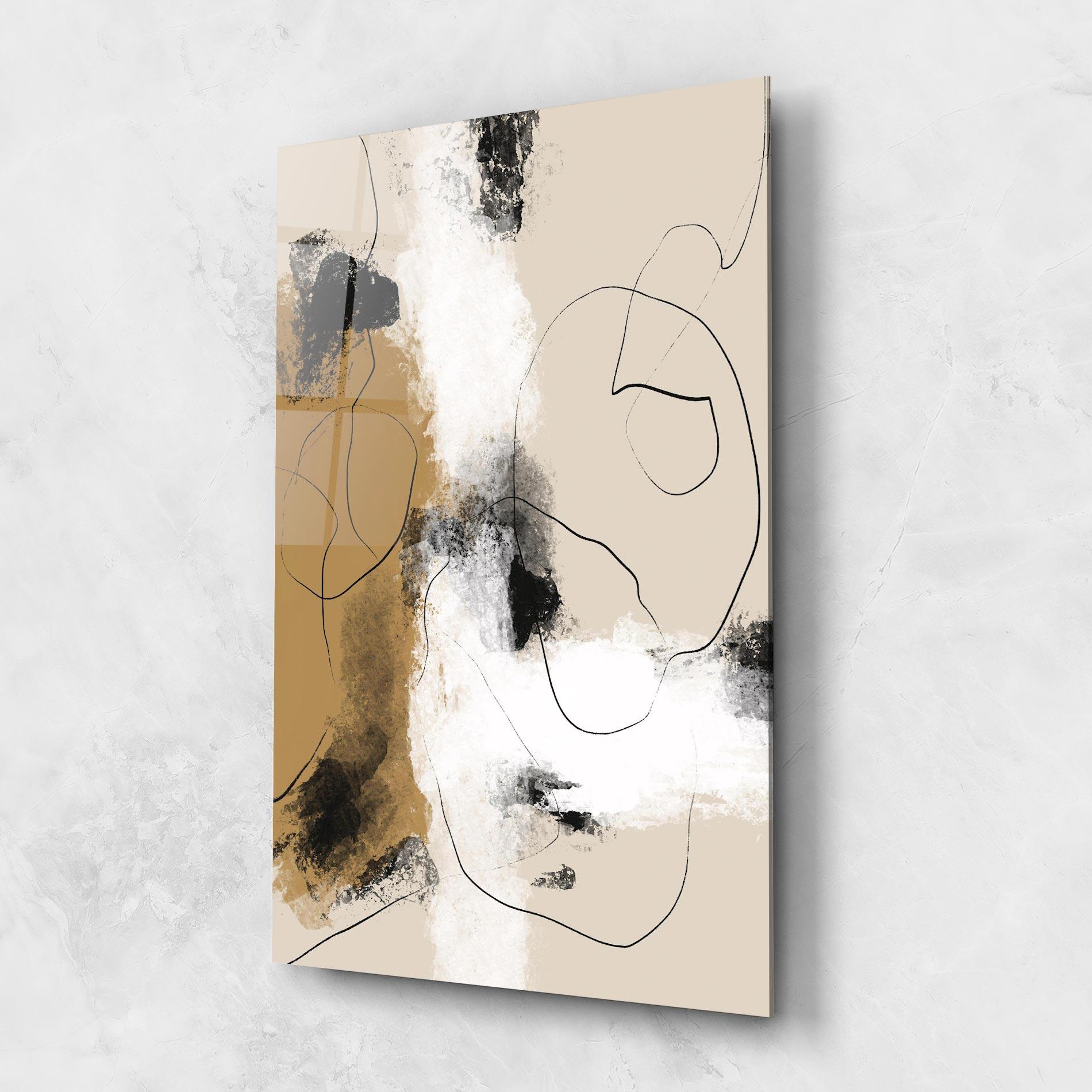 Glasbild Unique Acrylic Paintings mockup 1