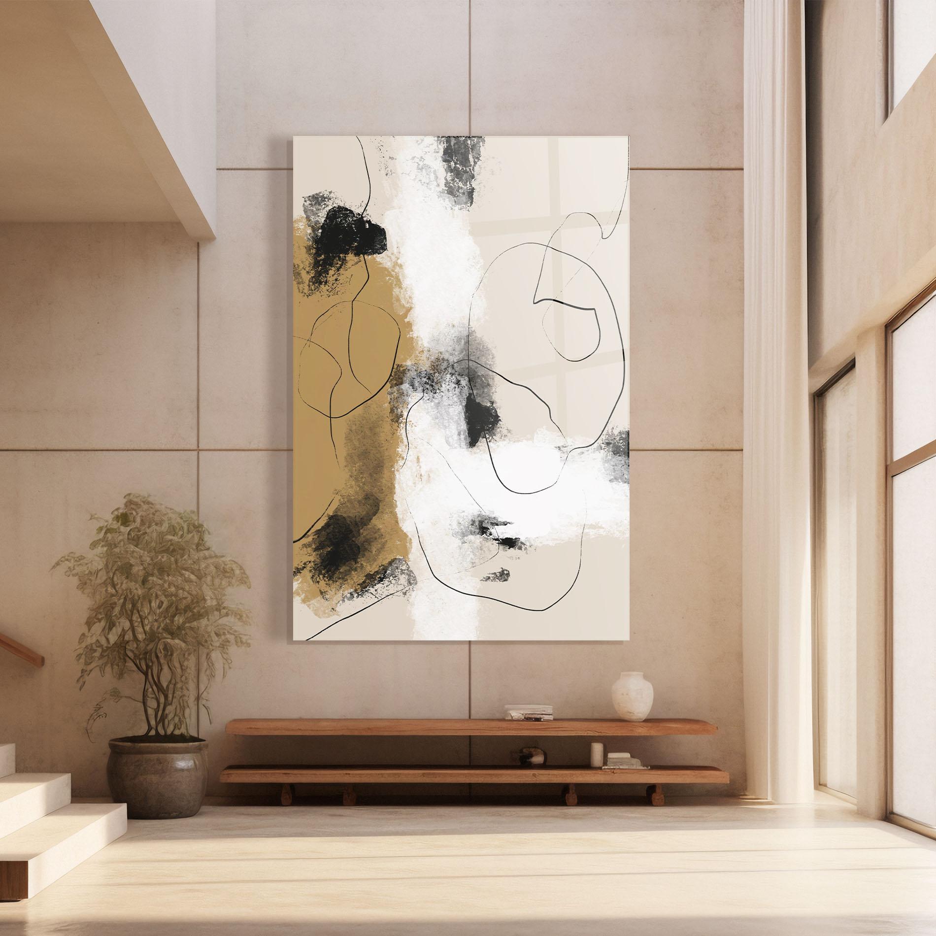 Glasbild Unique Acrylic Paintings mockup 8