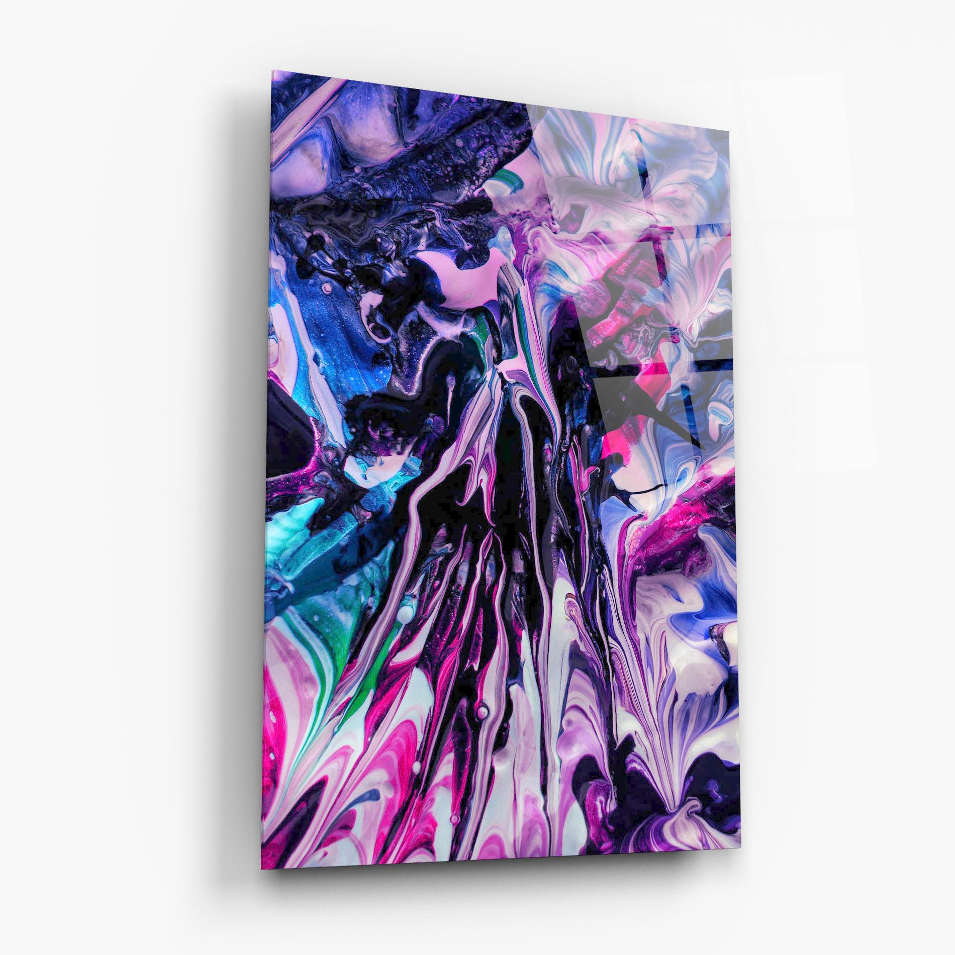 Glasbild Abstract Rose Colours mockup 6