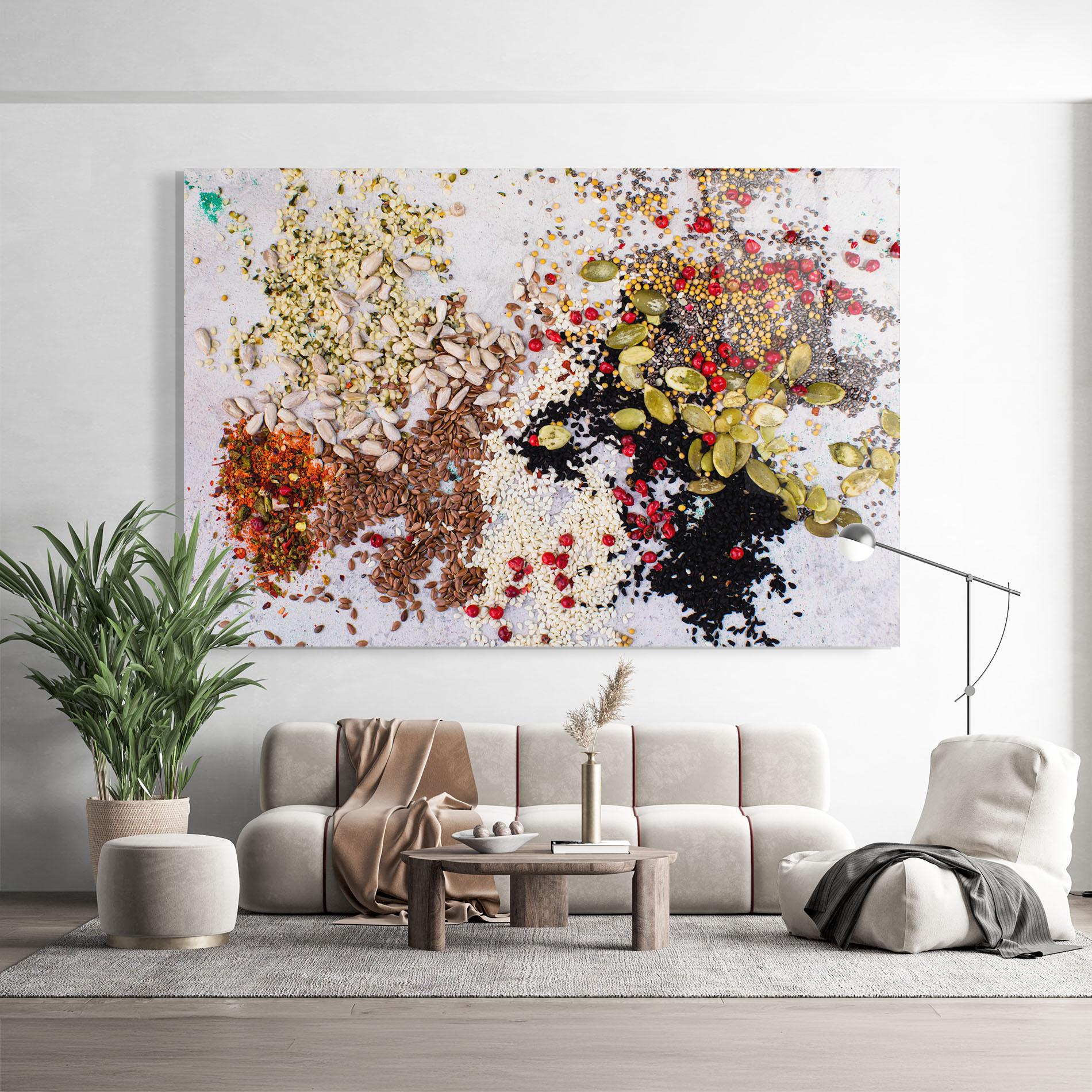 Glasbild Different Seeds mockup 9