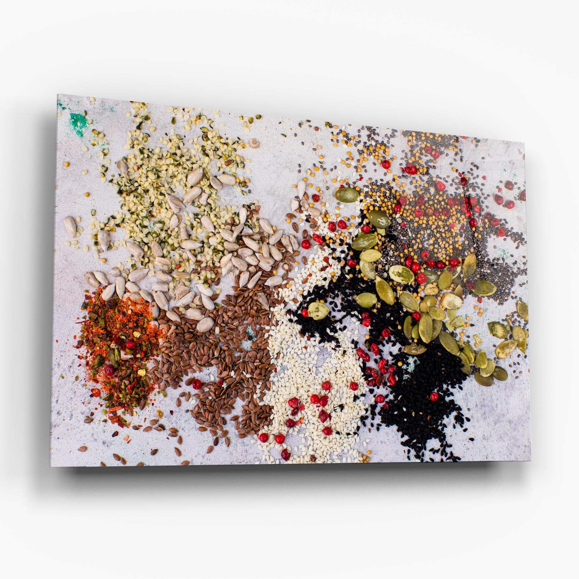 Glasbild Different Seeds mockup 6