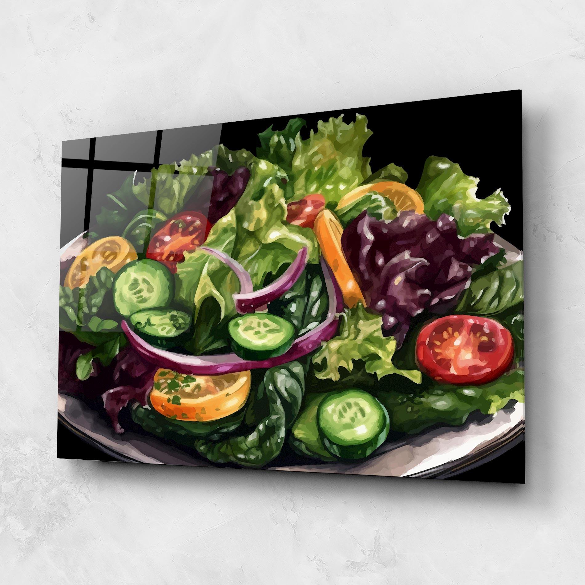 Glasbild Cucumber Salad mockup 1