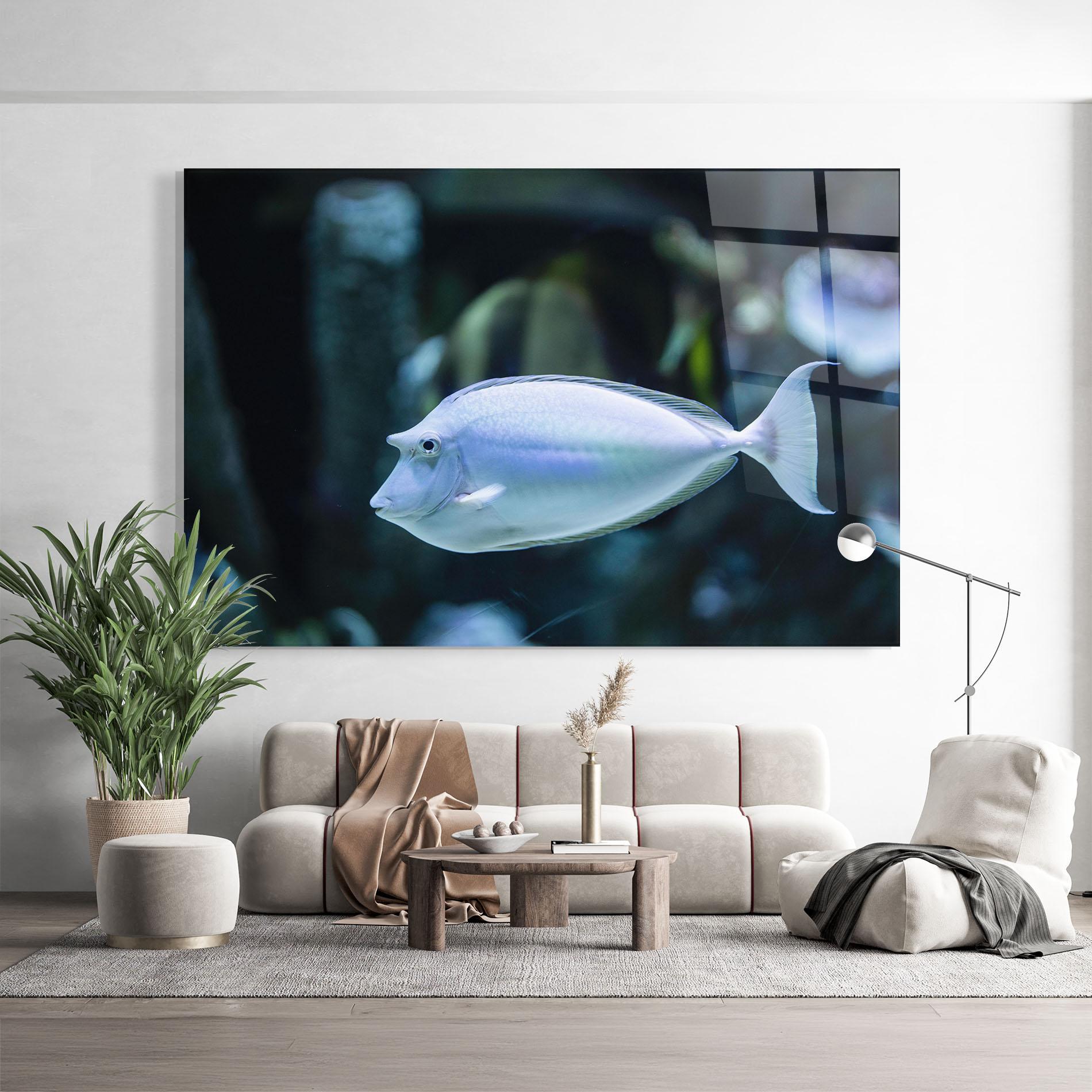 Glasbild Funny Face Fish mockup 9