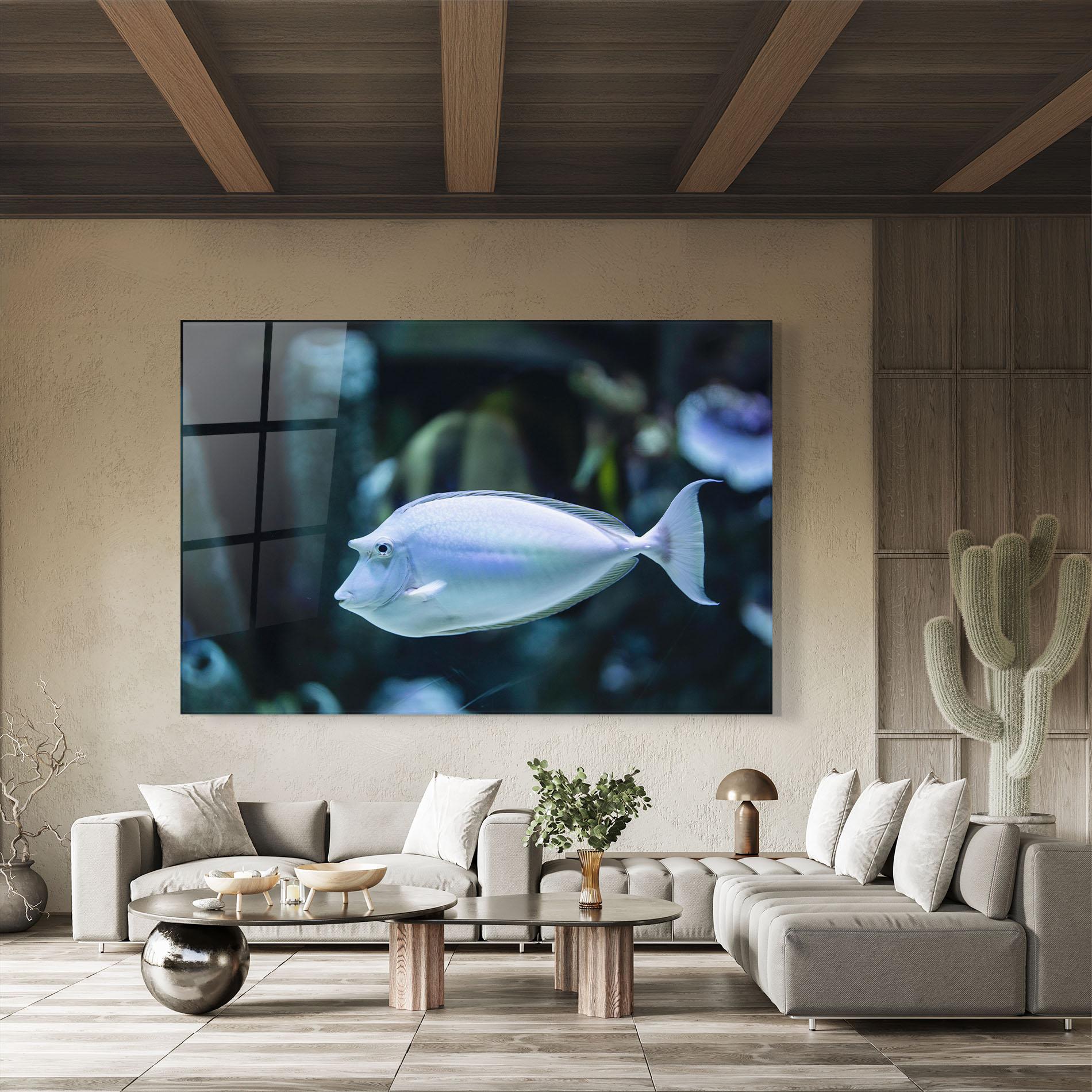 Glasbild Funny Face Fish mockup 8