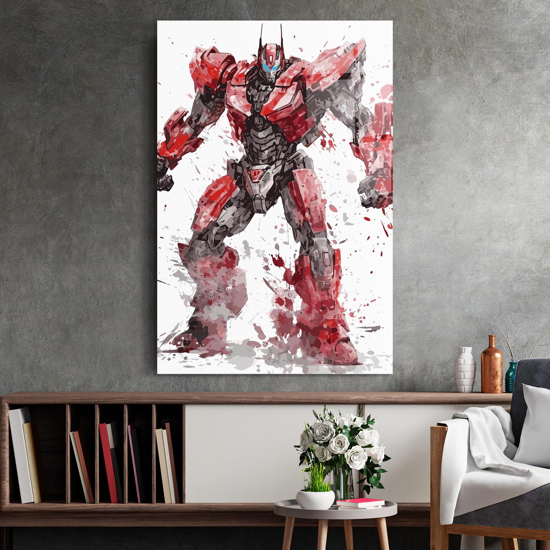 Glasbild Red Sentinel Prime mockup 2