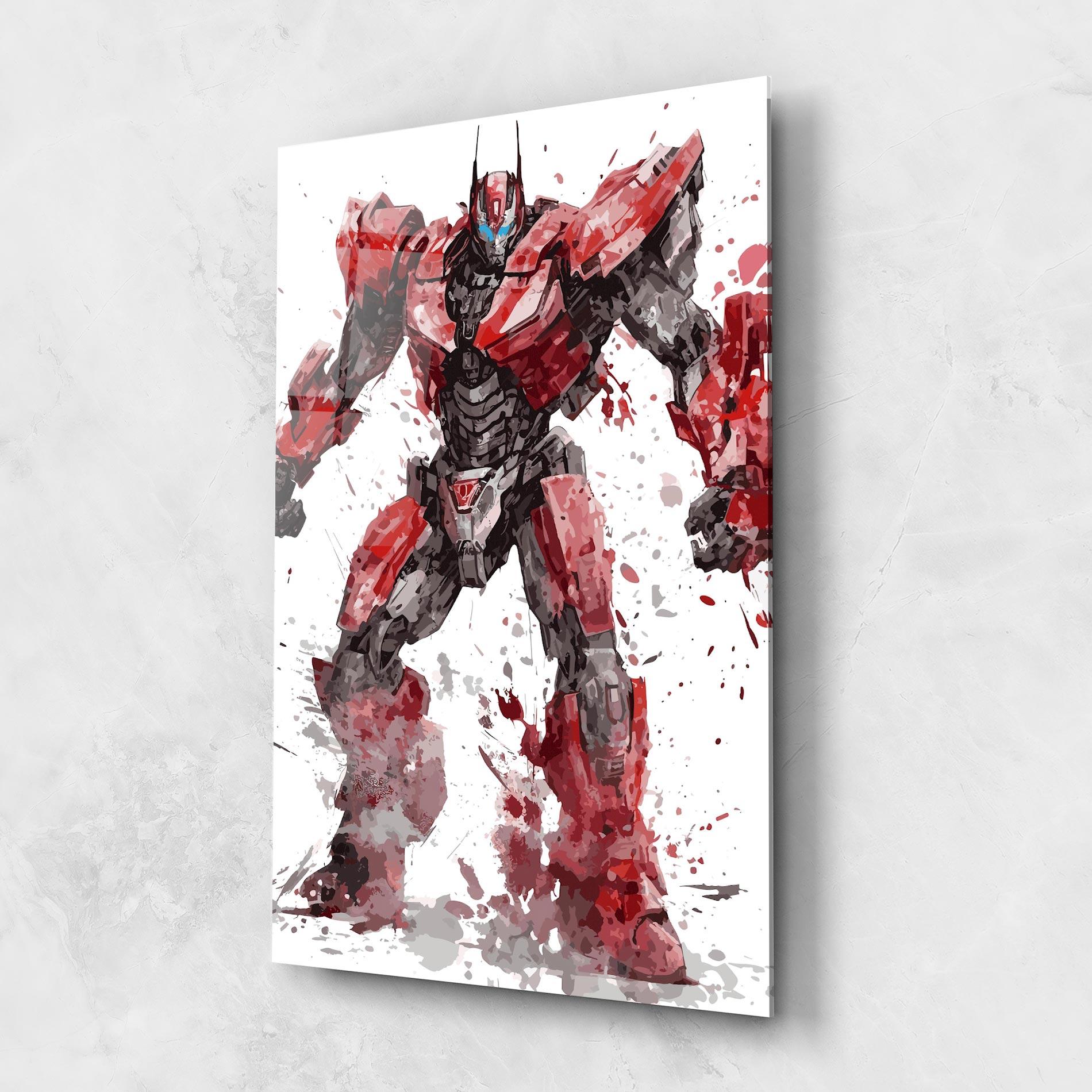 Glasbild Red Sentinel Prime mockup 1