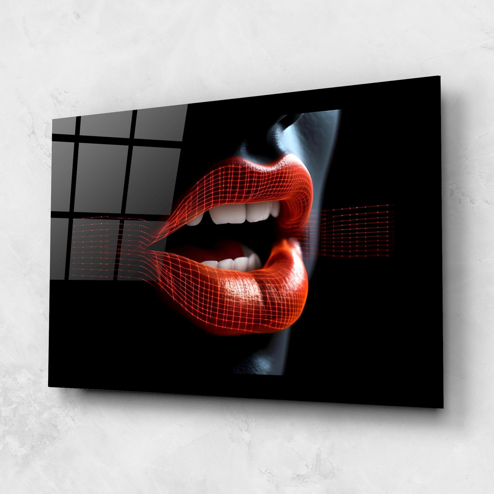 Glasbild Orange mockup 1