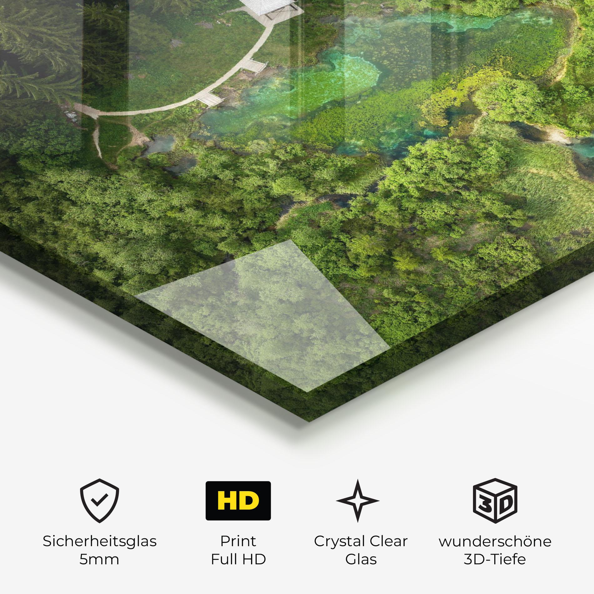 Glasbild Forest Pretty View mockup 3