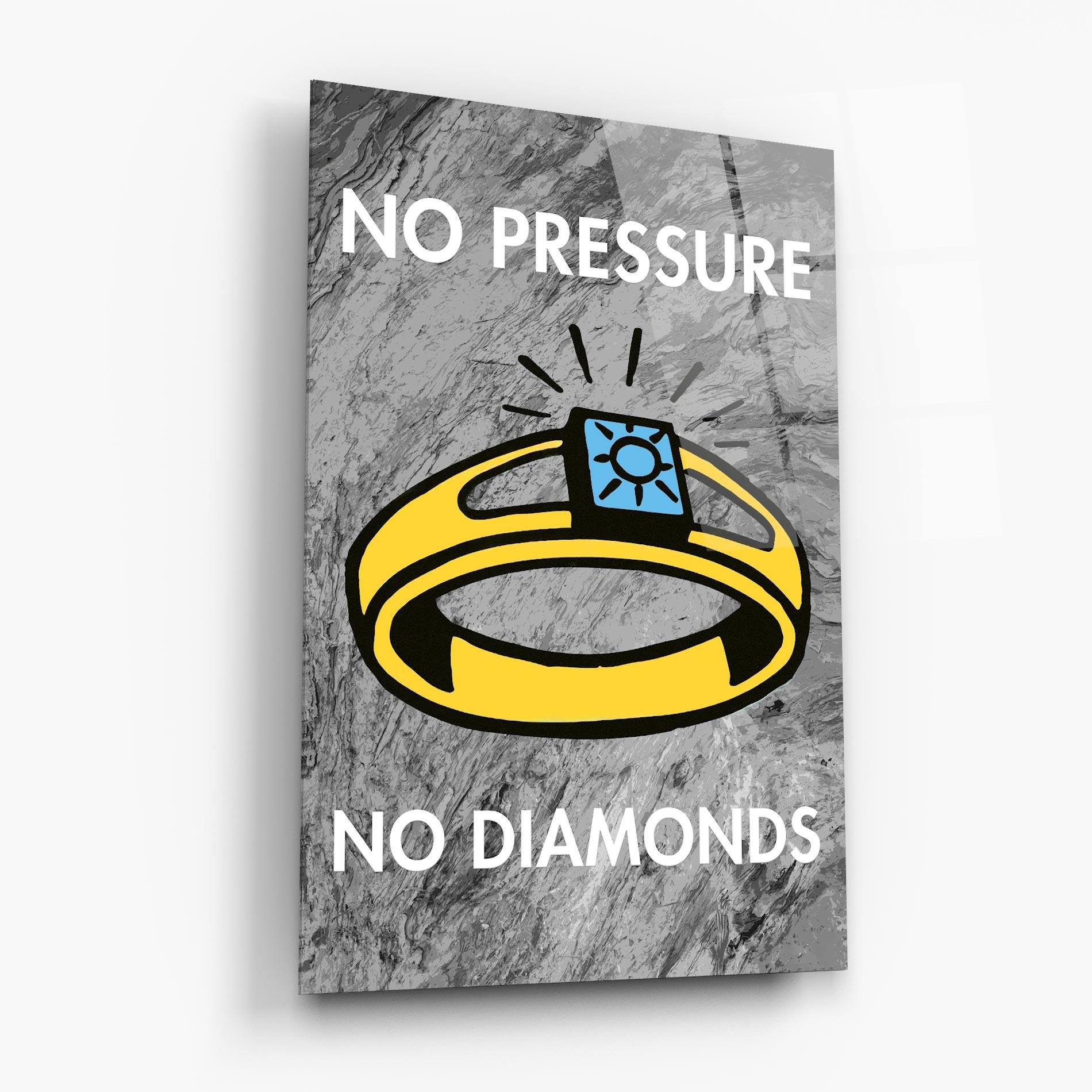 Glasbild Diamonds mockup 6