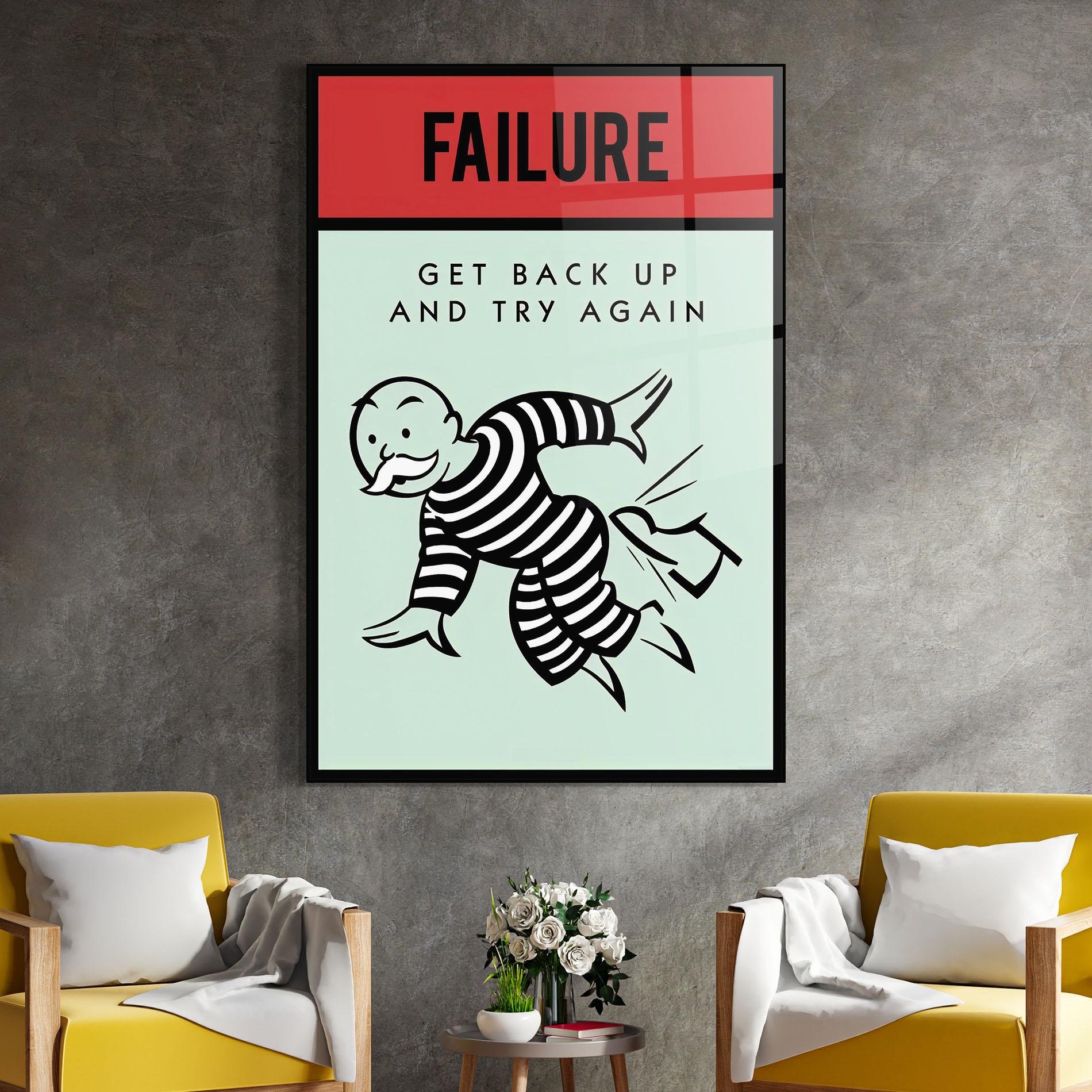 Glasbild Failure mockup 4