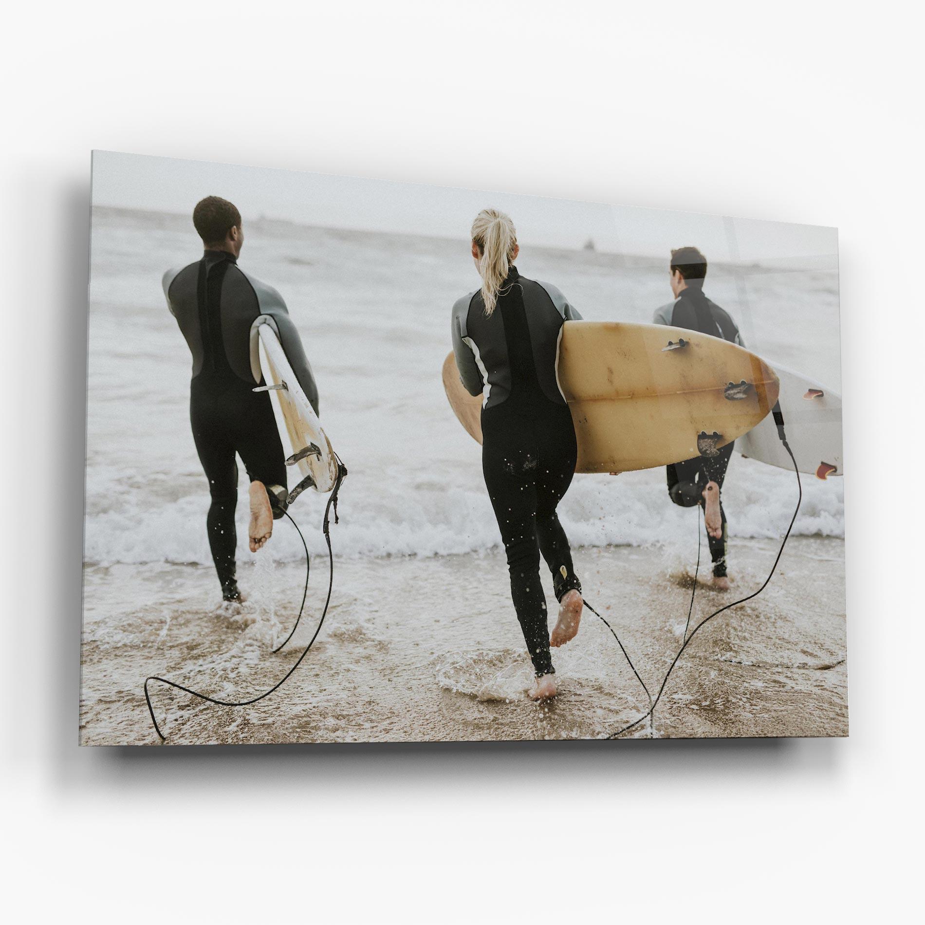 Glasbild Australian Beach mockup 6