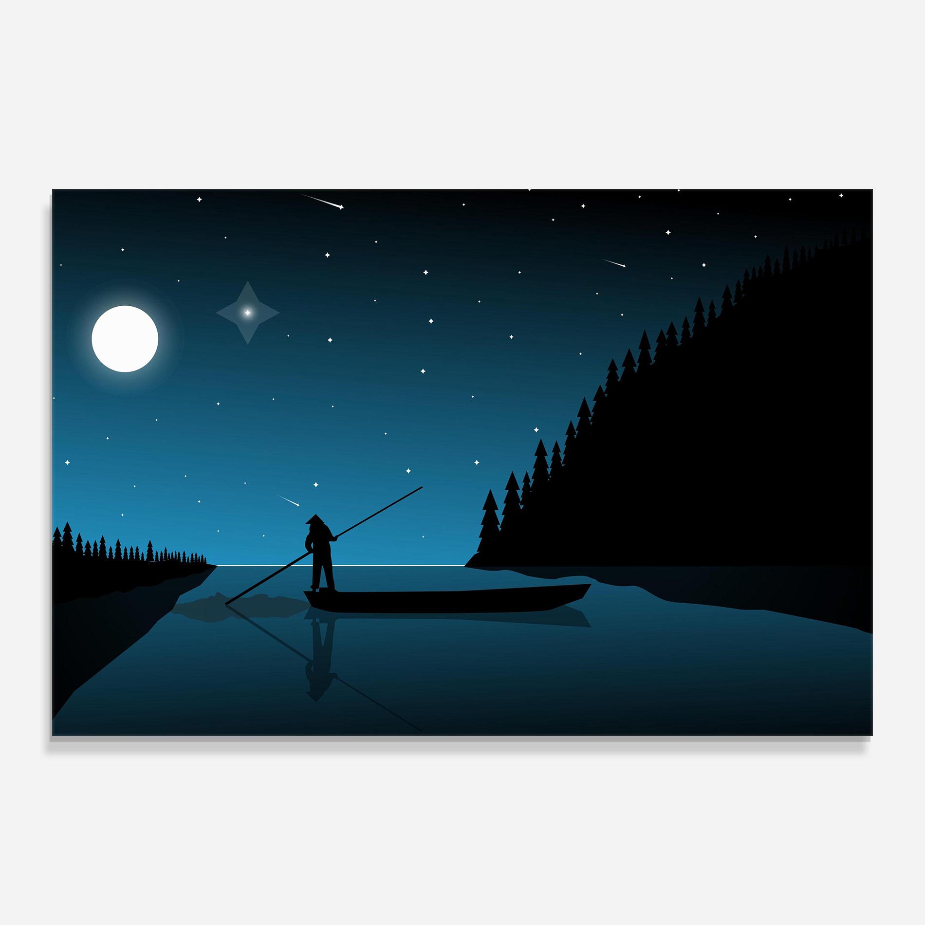 Glasbild Fishman Stars mockup 0