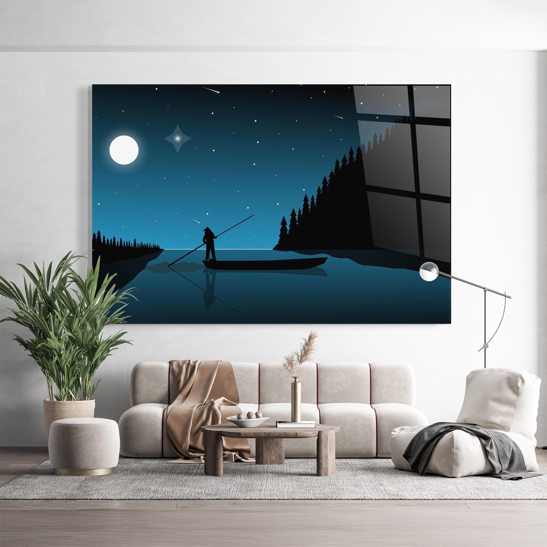 Glasbild Fishman Stars mockup 9