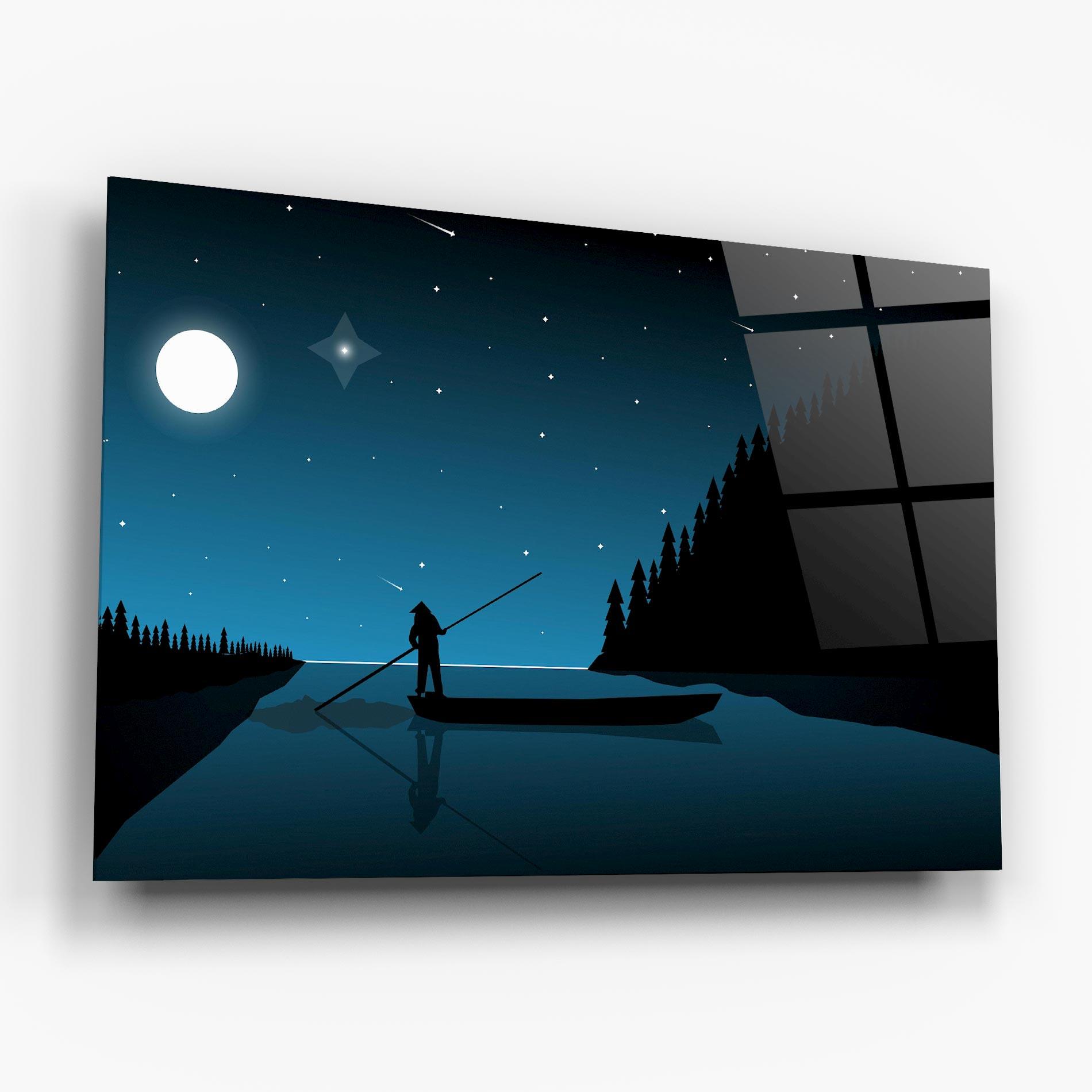 Glasbild Fishman Stars mockup 6