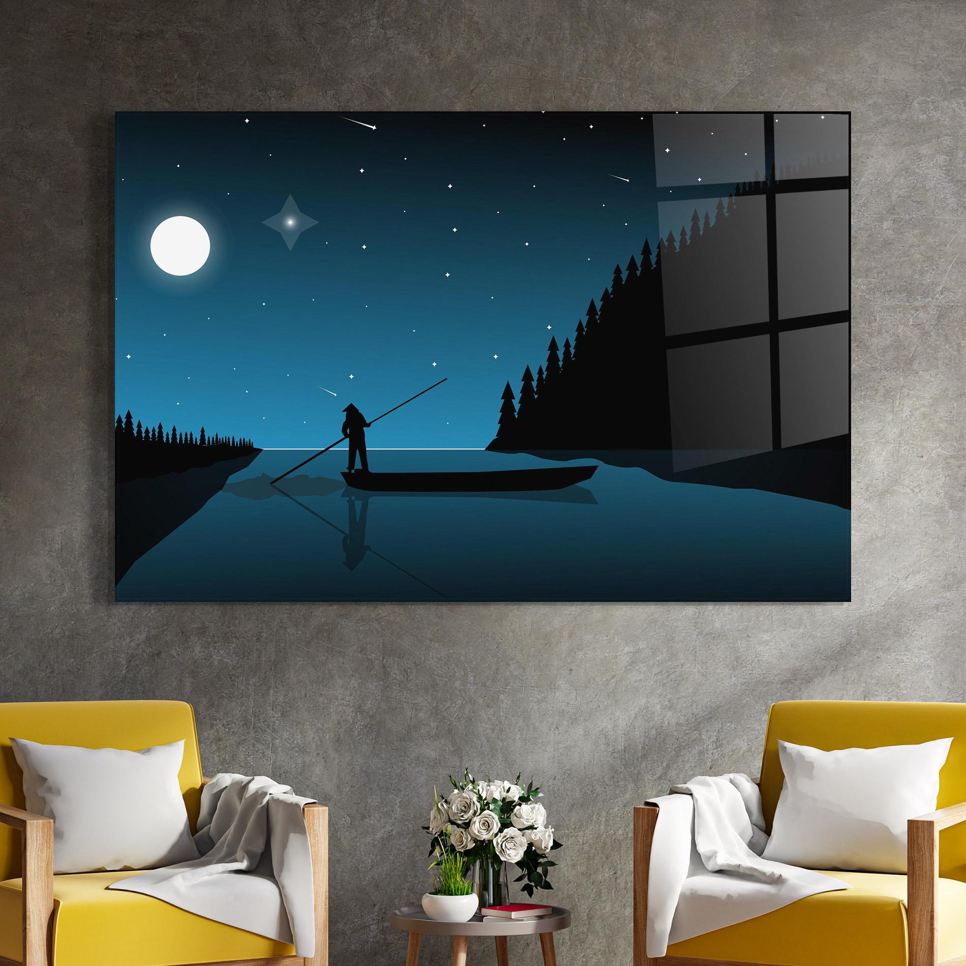 Glasbild Fishman Stars mockup 4