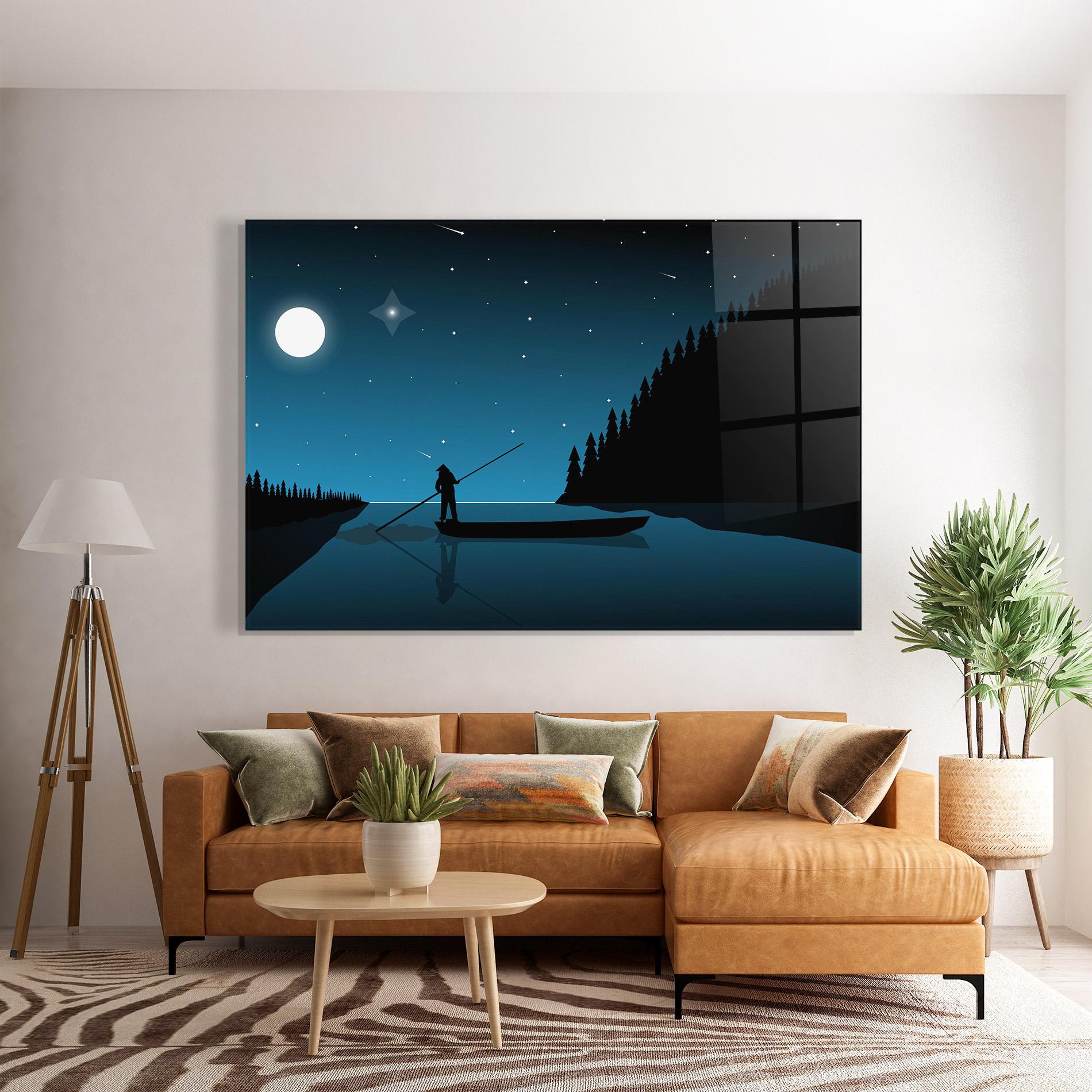 Glasbild Fishman Stars mockup 7