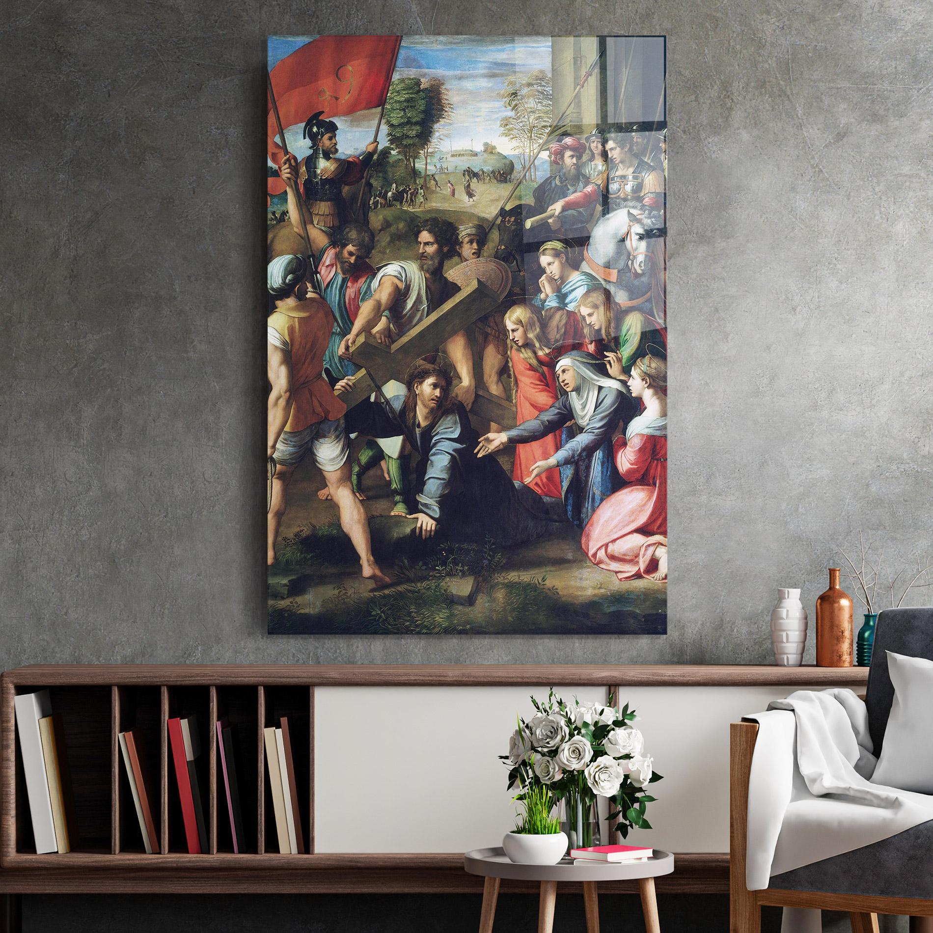 Glasbild Taking The Cross mockup 2