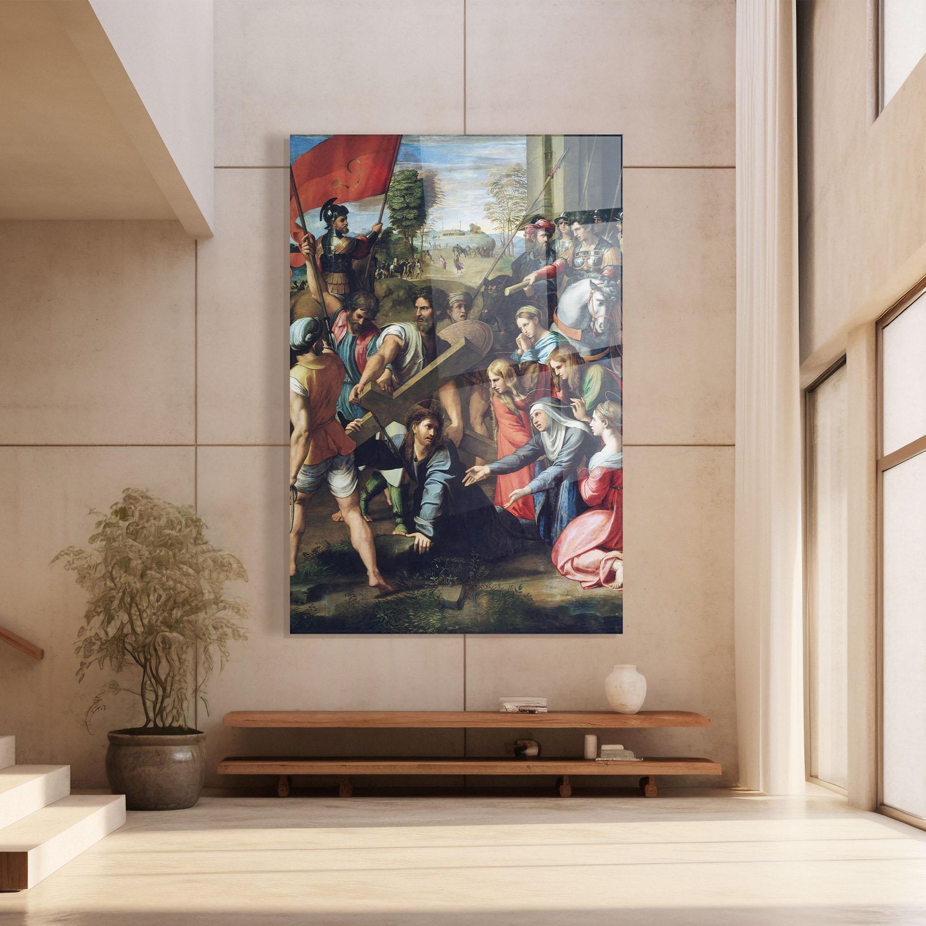 Glasbild Taking The Cross mockup 8