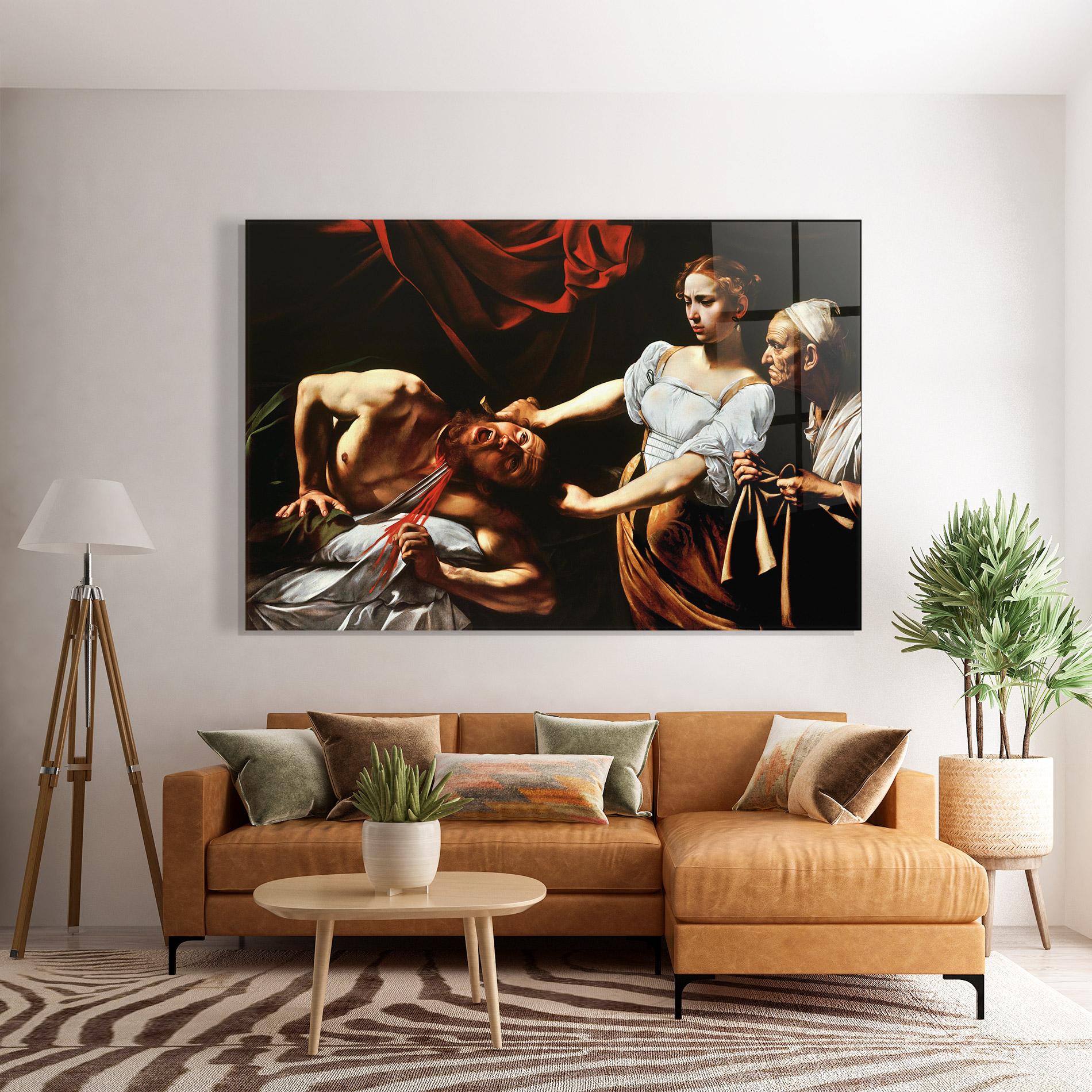 Glasbild Judith Beheading mockup 7