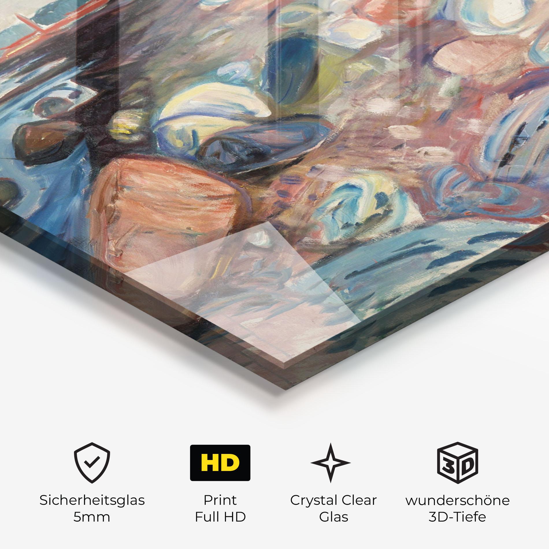 Glasbild Shore Red House mockup 3