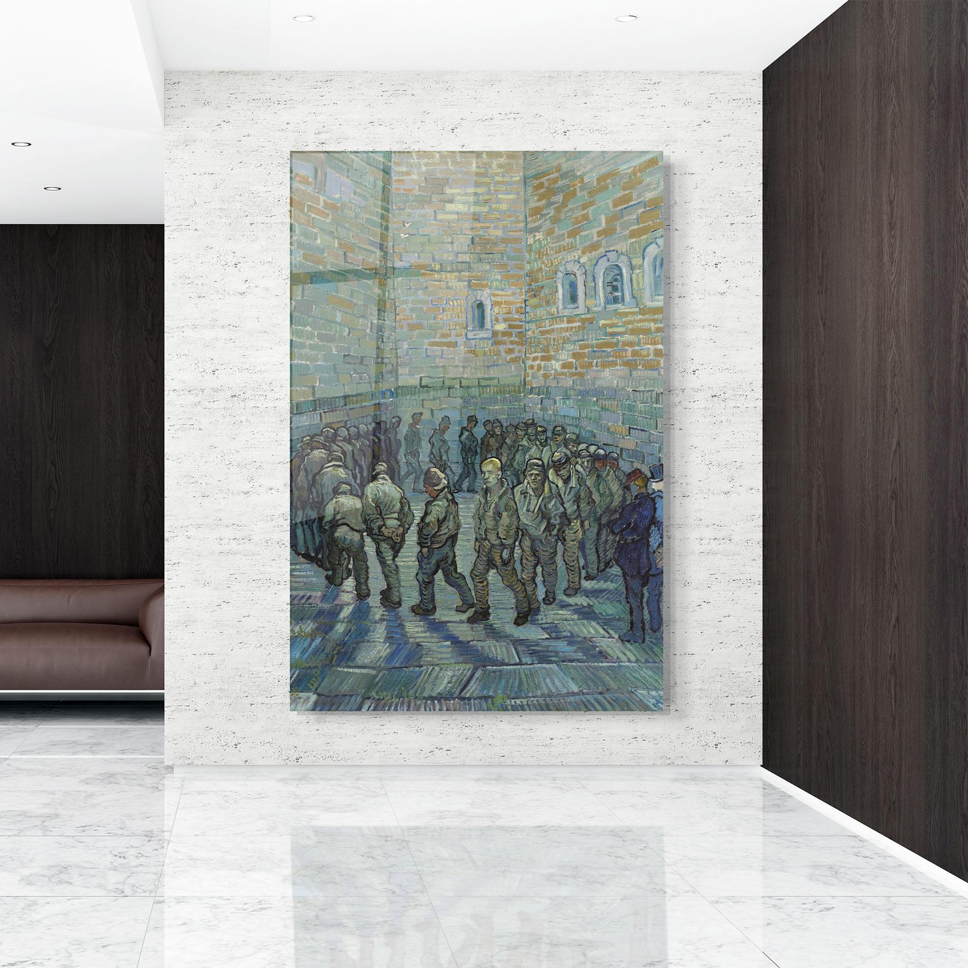 Glasbild Prisoners Exercising mockup 9