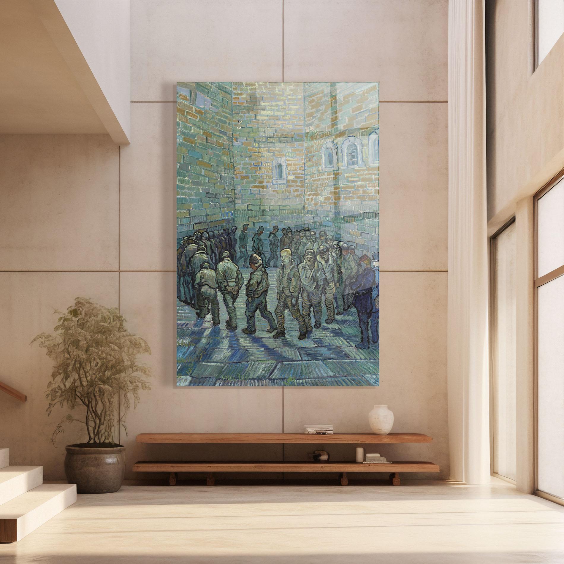 Glasbild Prisoners Exercising mockup 8