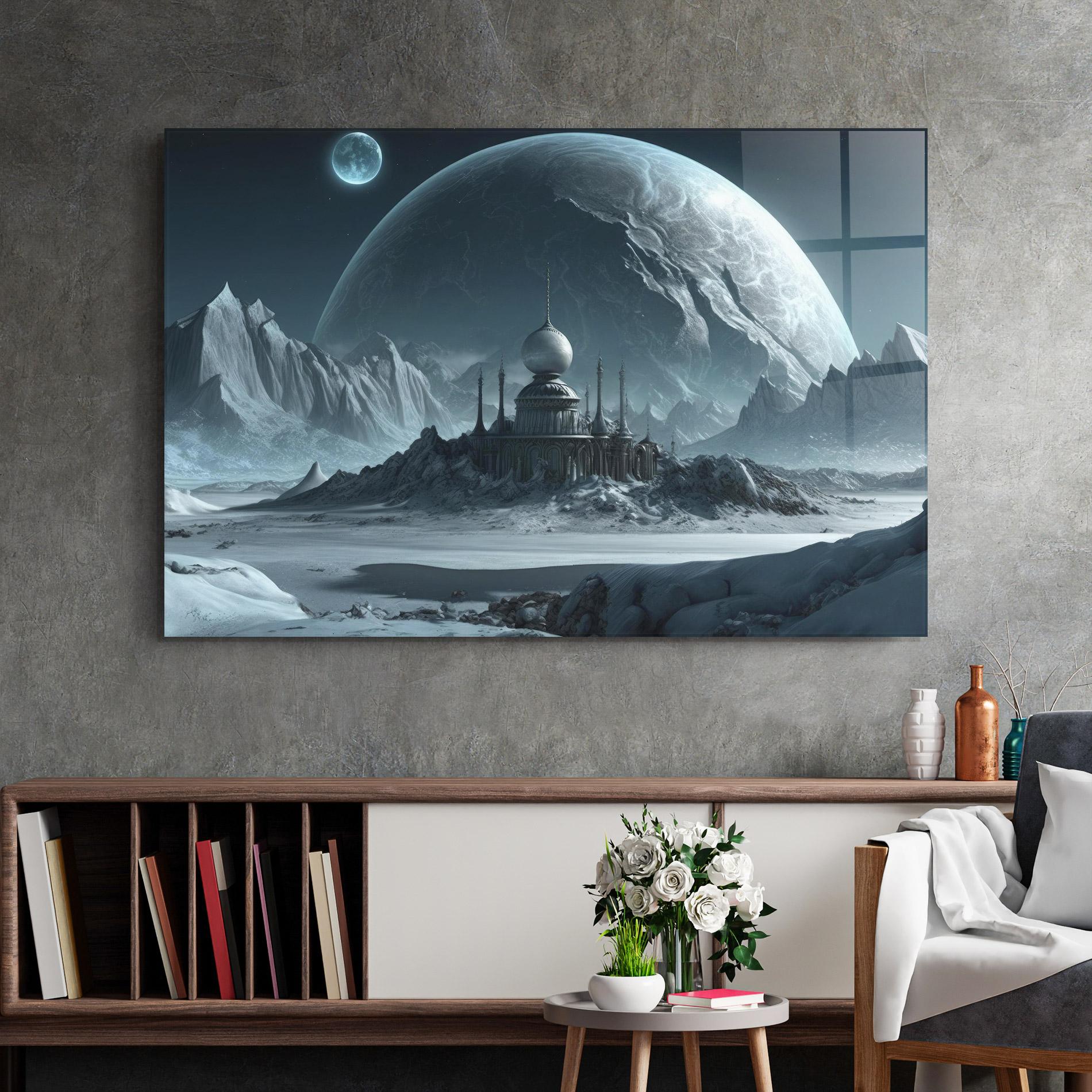 Glasbild Muslim Design mockup 2