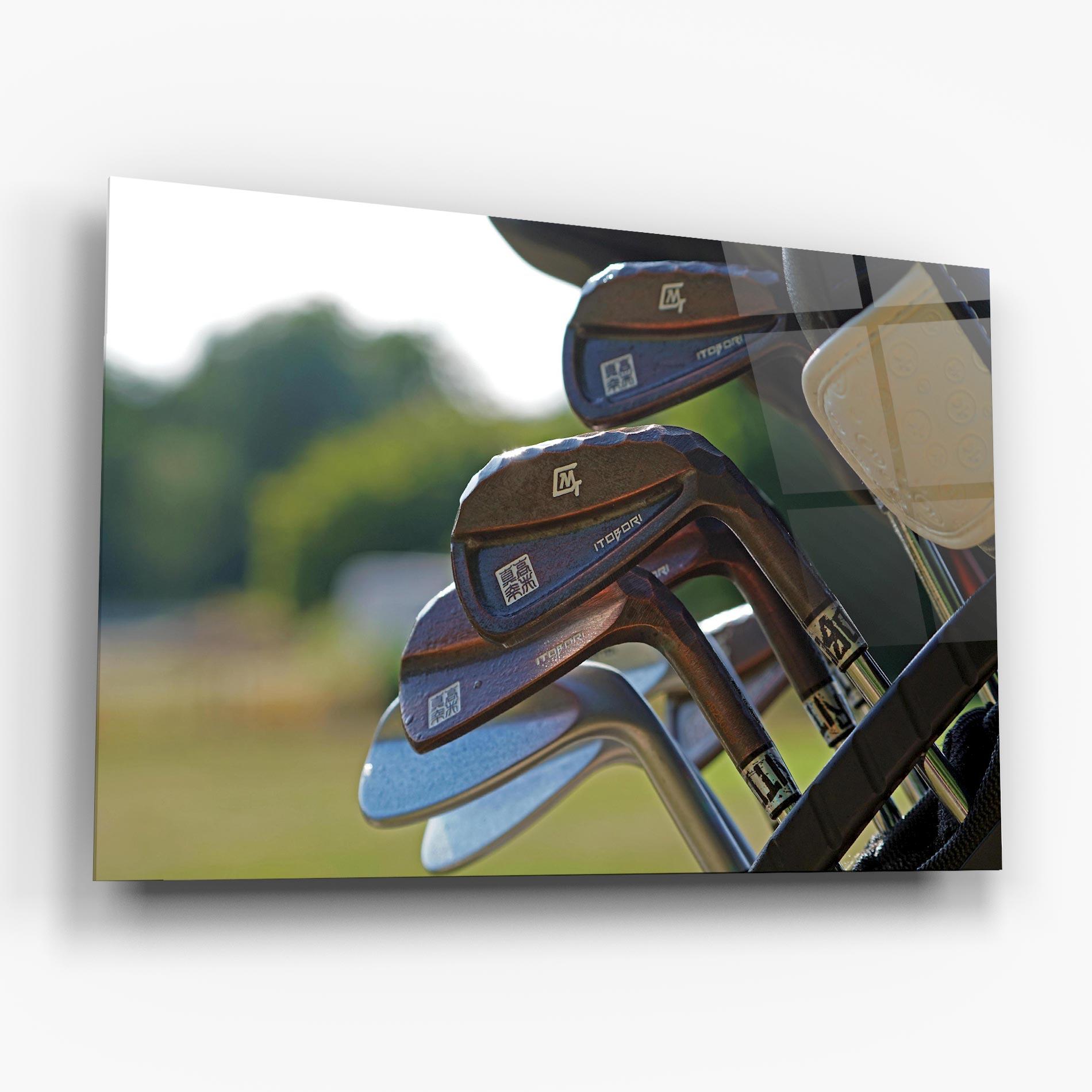 Glasbild Brown Golf Club mockup 6